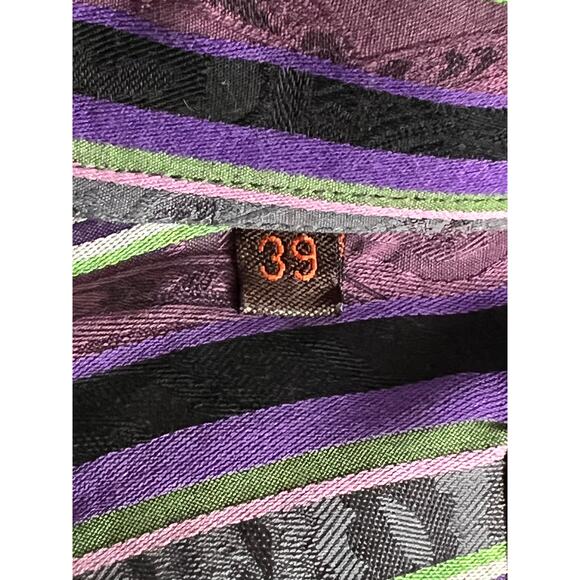 ETRO Authentic Buttons up Stripes Shirt Made in Italy Size M Long Sleeves - Picture 8 of 11